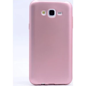 Tekno Grup Samsung Galaxy J7 Mat Premium Silikon Kılıf - Rose + Cam Ekran Koruyucu