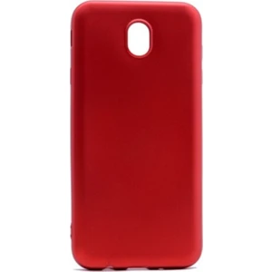 Tekno Grup Samsung Galaxy J7 Pro Mat Premium Silikon Kılıf - Kırmızı