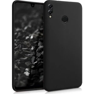 Tekno Grup Samsung Galaxy M20 Mat Premium Silikon Kılıf - Siyah + Cam Ekran Koruyucu