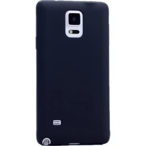 Tekno Grup Samsung Galaxy Note 3 Mat Premium Silikon Kılıf - Siyah