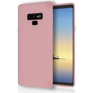 Tekno Grup Samsung Galaxy Note 9 Mat Premium Silikon Kılıf - Rose + Tam Kaplayan 6D Nano Ekran Koruyucu