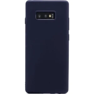 Tekno Grup Samsung Galaxy S10E Mat Premium Silikon Kılıf - Siyah + Tam Kaplayan 6D Nano Ekran Koruyucu