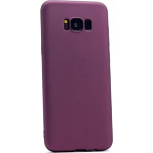 Tekno Grup Samsung Galaxy S8 Mat Premium Silikon Kılıf - Bordo