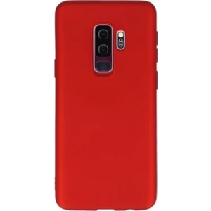 Tekno Grup Samsung Galaxy S9 Plus Mat Premium Silikon Kılıf - Kırmızı