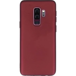 Tekno Grup Samsung Galaxy S9 Plus Mat Premium Silikon Kılıf - Bordo