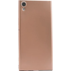 Tekno Grup Sony Xperia XA Ultra Kılıf Mat Premium Silikon Kılıf - Gold