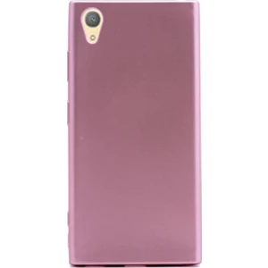 Tekno Grup Sony Xperia Xa1 Plus Mat Premium Silikon Kılıf - Rose + Nano Ekran Koruyucu