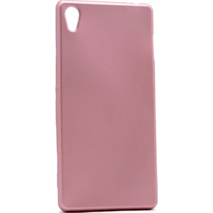 Tekno Grup Sony Xperia Z5 Premium Mat Premium Silikon Kılıf - Rose + Nano Ekran Koruyucu