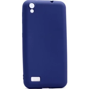 Tekno Grup Vestel Venüs 5040 Mat Premium Silikon Kılıf - Lacivert + Cam Ekran Koruyucu