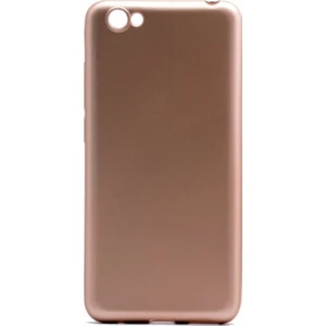 Tekno Grup Vestel Venüs E3 Mat Premium Silikon Kılıf - Gold + Cam Ekran Koruyucu