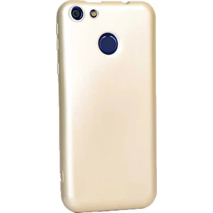Tekno Grup Vestel Venüs E4 Kılıf Mat Premium Silikon Kılıf - Gold + Nano Ekran Koruyucu