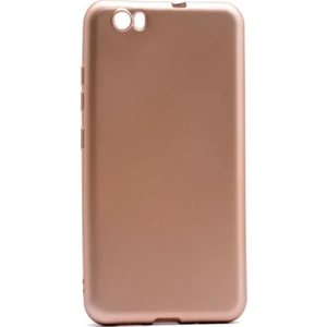 Tekno Grup Vestel Venüs Z10 Mat Premium Silikon Kılıf - Gold + Nano Ekran Koruyucu
