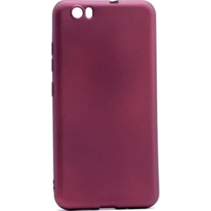 Tekno Grup Vestel Venüs Z10 Mat Premium Silikon Kılıf - Bordo + Nano Ekran Koruyucu
