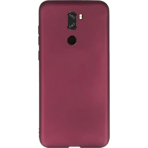 Tekno Grup Vestel Venüs Z30 Kılıf Mat Premium Silikon Kılıf - Bordo + Cam Ekran Koruyucu