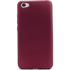 Tekno Grup Xioami Mi 5 Mat Premium Silikon Kılıf - Bordo + Cam Ekran Koruyucu