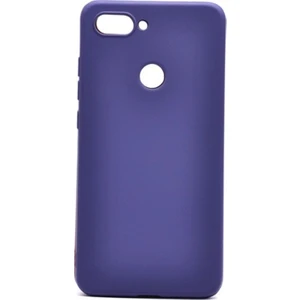 Tekno Grup Xioami Mi 8 Lite Mat Premium Silikon Kılıf - Lacivert + Cam Ekran Koruyucu