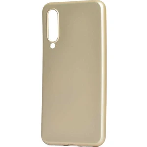 Tekno Grup Xioami Mi 9 Se Kılıf Mat Premium Silikon Kılıf - Gold + Cam Ekran Koruyucu