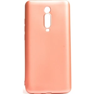 Tekno Grup Xioami Mi 9T Kılıf Mat Premium Silikon Kılıf - Rose + Cam Ekran Koruyucu