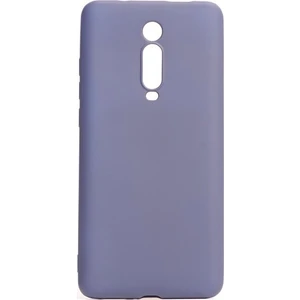 Tekno Grup Xioami Mi 9T Kılıf Mat Premium Silikon Kılıf - Lacivert + Cam Ekran Koruyucu