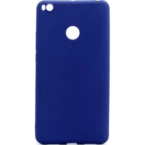 Tekno Grup Xioami Mi Max2 Mat Premium Silikon Kılıf - Lacivert