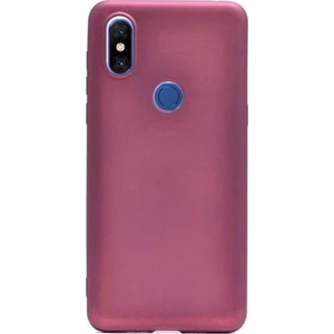 Tekno Grup Xioami Mi Mix 3 Kılıf Mat Premium Silikon Kılıf - Bordo
