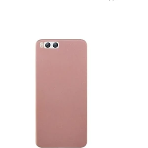 Tekno Grup Xioami Mi Note 3 Mat Premium Silikon Kılıf - Rose + Cam Ekran Koruyucu