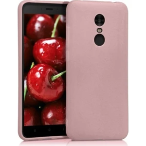 Tekno Grup Xioami Redmi 5 Plus Mat Premium Silikon Kılıf - Rose
