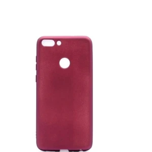 Tekno Grup Xioami Redmi 6 Mat Premium Silikon Kılıf - Bordo + Nano Ekran Koruyucu