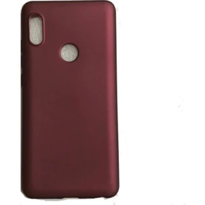 Tekno Grup Xioami Redmi Note 5 Pro Mat Premium Silikon Kılıf - Bordo