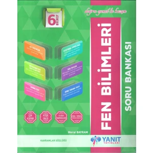 Yanıt Yayınları 6. Sınıf Fen Bilimleri Soru Bankası
