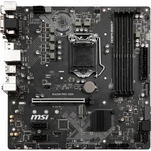 B365M PRO-VDH SOKET 1151 DDR4 2666 DVI VGA HDMI M.2 USB3.1 COM+LPT mATX WIN7 WIN10 Anakart