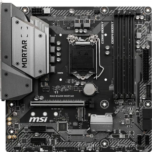 MAG B365M MORTAR Soket 1151 DDR4 2666 HDMI M.2 USB3.1 COM+LPT mATX WIN7 WIN10 Anakart