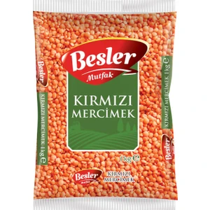 Besler Mutfak Kırmızı Mercimek 1 kg