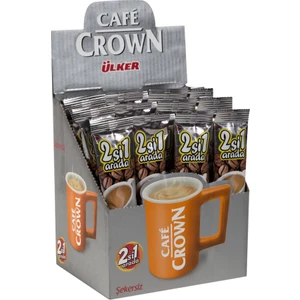 Cafe Crown 2 Si 1 Arada Şekersiz 11 gr x 24 Adet