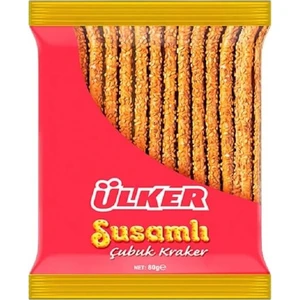 Çubuk Kraker Susamlı 80 gr Koli (22 Adet)