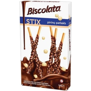 Biscolata Stix Pirinç Patlaklı 34 gr (12'li)