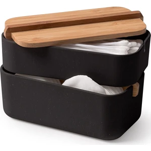 Zen Pamuk Kutusu Siyah Bambu LH42N