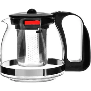 Süzgeçli Cam Demlik 700 ml Bitki Çayı ve Ihlamur Demliği