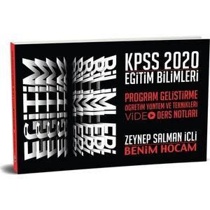 Benim Hocam Yayınları  2020 KPSS Eğitim Bilimleri Program Geliştirme Öğretim Yöntem Ve Teknikleri Video Ders Notları