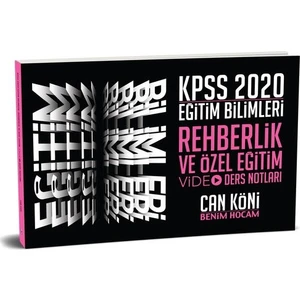 Benim Hocam Yayınları  2020 KPSS Eğitim Bilimleri Rehberlik Ve Özel Eğitim Video Ders Notları