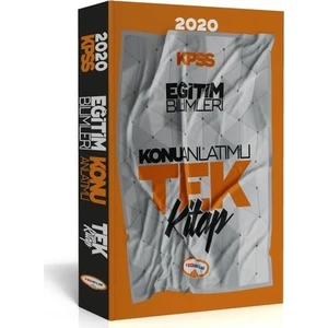 Yediiklim Yayınları 2020 KPSS Eğitim Bilimleri Tek Kitap Konu Anlatımı