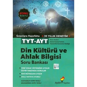 Aydın Yayınları TYT-AYT Din Kültürü ve Ahlak Bilgisi Soru Bankası