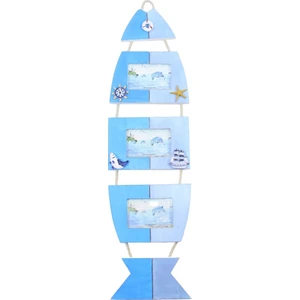 Denizci 3 lü Balık Çerçeve