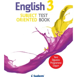 Tudem Yayınları 3. Sınıf İngilizce Subject Orıented Test Book