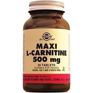 Maxi L-Carnitin 500 Mg 30 Tablet SLG005709
