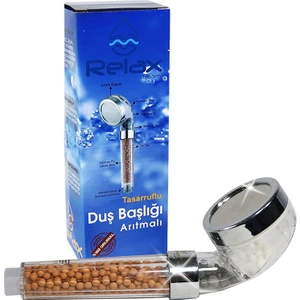 Relax Stream %50 Su Tasarruflu Duş Başlığı Kokulu ve Arıtmalı Banyo Duş Başlığı 3'lü