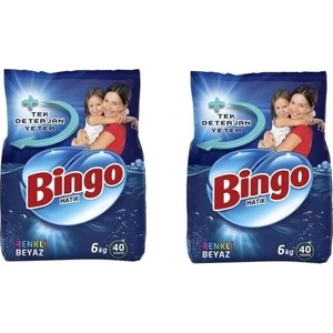 Toz Deterjan Renkli Ve Beyazlar 6 kg x 2'li Set