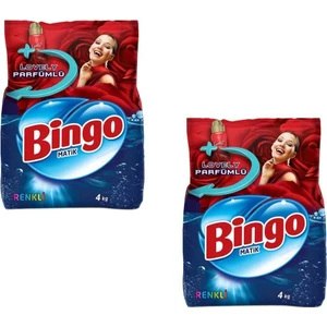 Toz Deterjan Renkli 4 kg x 2'li Set