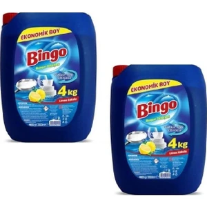 Sıvı Bulaşık Sabunu Limon 4 lt x 2'li Set