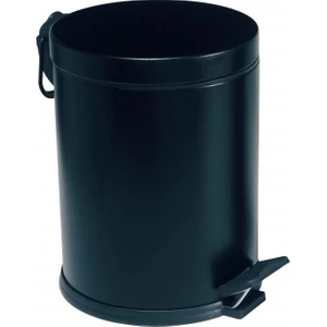 Pedallı Çöp Kovası Siyah 12 lt